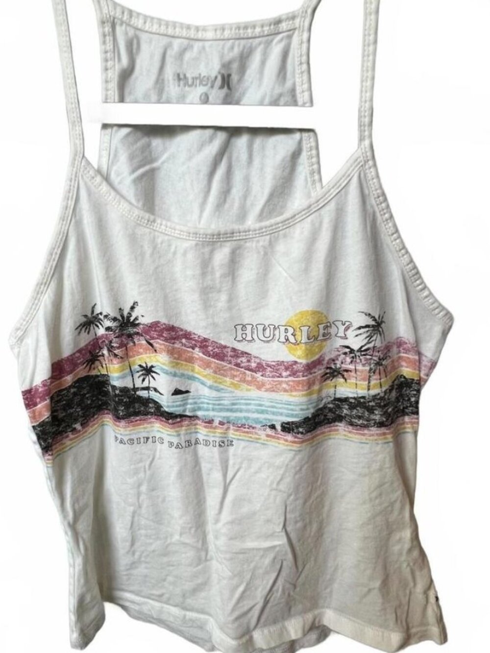White Top With Ocean Design